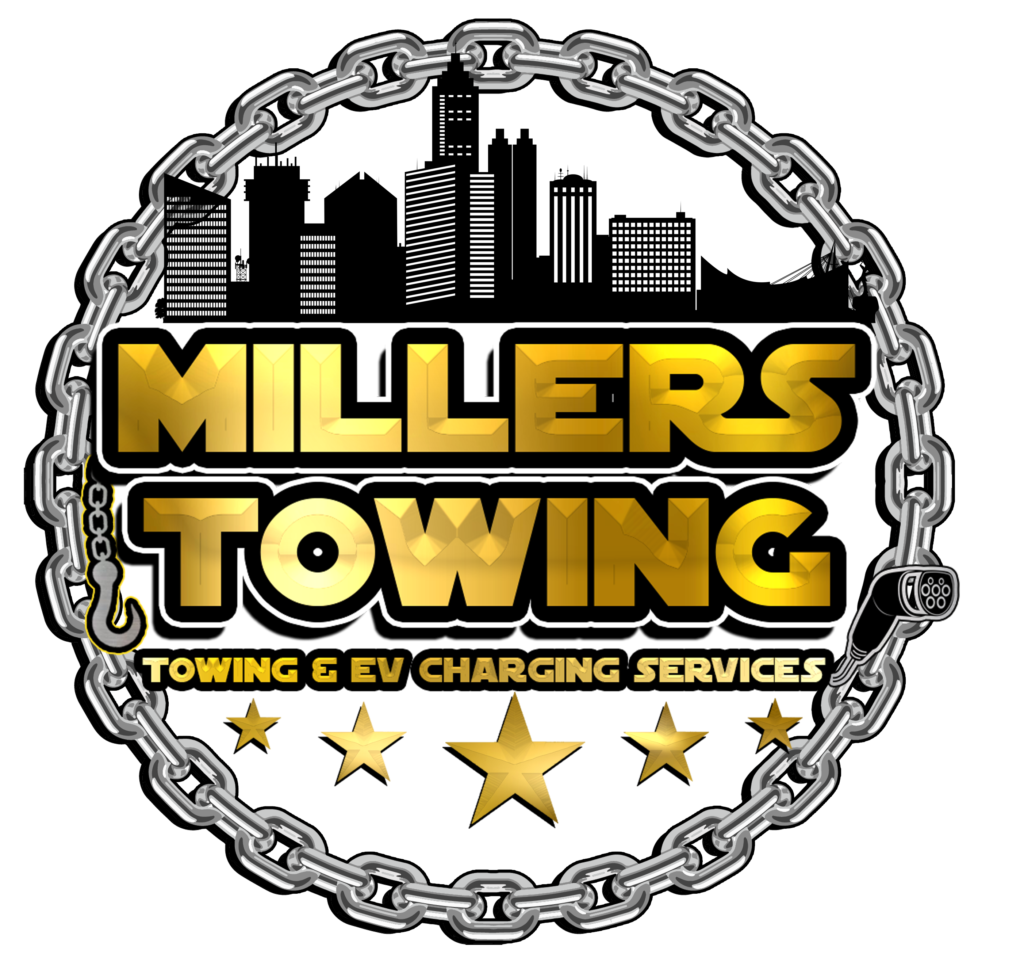 "Wichita towing company truck – Miller’s Towing ICT"