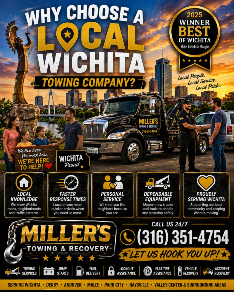 05 Benefits Of Using A Local Wichita Towing Company