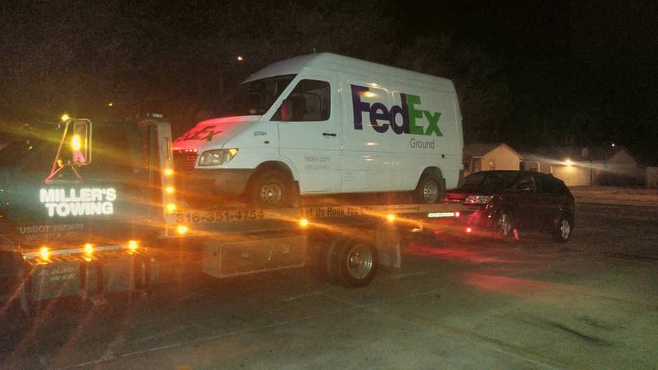 stay safe waiting for tow truck